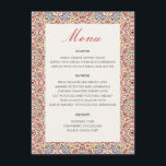 Menu Style géométrique Étincelles Mariage métallique en<br><div class="desc">Belle Invitation à célébrer des occasions spéciales et des festivals vient avec digital et E-invitation selon votre demande. Nous aimerions reproduire nos conceptions pour fabriquer plusieurs produits comme des cartes rsvp, des enveloppes étiquettes, et plus encore. La personnalisation est disponible pour l'impression sur demande à l'adresse info@shamaurcreatif@gmail.com. Vous êtes impatients...</div>