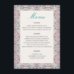 Menu Style géométrique Étincelles Mariage métallique en<br><div class="desc">Belle Invitation à célébrer des occasions spéciales et des festivals vient avec digital et E-invitation selon votre demande. Nous aimerions reproduire nos conceptions pour fabriquer plusieurs produits comme des cartes rsvp, des enveloppes étiquettes, et plus encore. La personnalisation est disponible pour l'impression sur demande à l'adresse info@shamaurcreatif@gmail.com. Vous êtes impatients...</div>