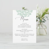 Menu Succulent de menthe. Cactus floral simple pour mar (Debout devant)