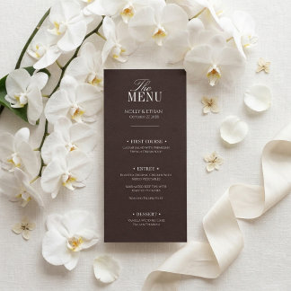 Menu Suite Vieille Fortune Brun Espresso