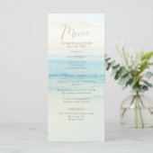 Menu Sunset Beach Wedding | Seaside Beach Wedding (Debout devant)