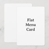 Menu Supprimer ce texte et ajouter votre propre concept (Devant / Derrière)