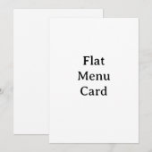 Menu Supprimer ce texte et ajouter votre propre concept (Devant / Derrière)