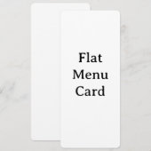 Menu Supprimer ce texte et ajouter votre propre concept (Devant / Derrière)