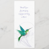 Menu Swirl de colibri (Dos)