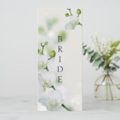 Menu Symbole Soft Elegant Orchid Réservé Chaise (Debout devant)