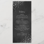 Menu Tableau de bord en argent Diamonds | (Devant)