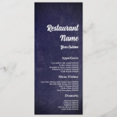 Menu Tableau Moderne Ardoise, Restaurant Slimline (Devant)