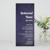 Menu Tableau Moderne Ardoise, Restaurant Slimline (Debout devant)