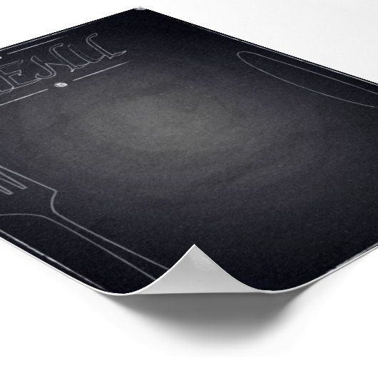 Menu Tableau Noir (Coin)