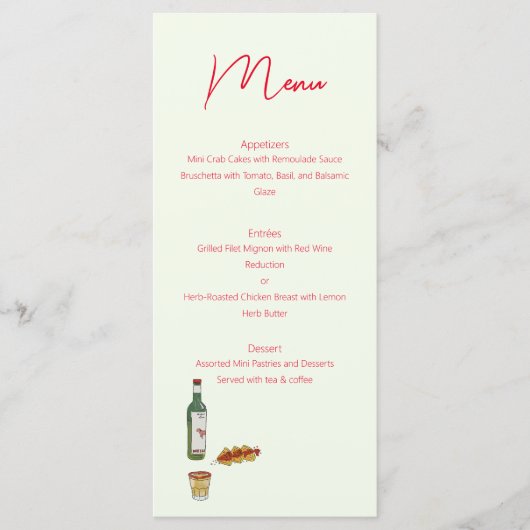 Menu Taco et Mezcal (Devant)