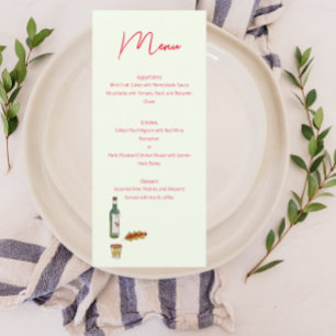 Menu Taco et Mezcal