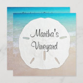 Menu Tafelnaam Sand Dollar (Voorkant / Achterkant)