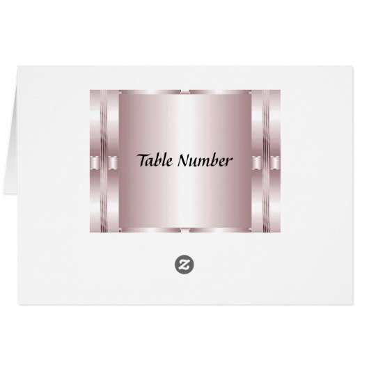 Menu Tafelnummers Dinner Party (Achterkant Horizontaal)