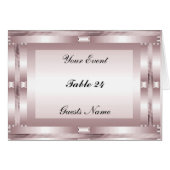 Menu Tafelnummers Dinner Party (Voorkant Horizontaal)