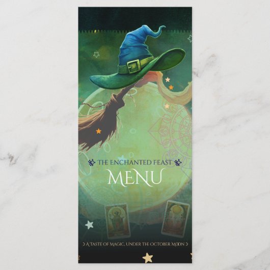 Menu Tarot Enchanté Nuit Envoûtante (Devant)