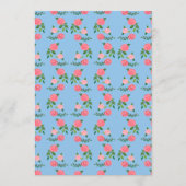 Menu Tea Party Roses Cute CUSTOM (Dos)