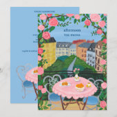 Menu Tea sur le balcon avec vue sur Paris (Devant / Derrière)