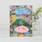 Menu Tea sur le balcon avec vue sur Paris (Debout devant)