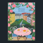 Menu Tea sur le balcon avec vue sur Paris<br><div class="desc">Cette charmante peinture gouache d'un repas avec vue décore ce MENU PERSONNALISÉ. Ajoutez votre propre texte à l'avant ou à l'arrière en cliquant sur "personnaliser" ci-dessus. Tout est personnalisable. Modifiez les couleurs et les polices et supprimez également les éléments. Consultez ma boutique pour plus de couleurs et de designs ou...</div>