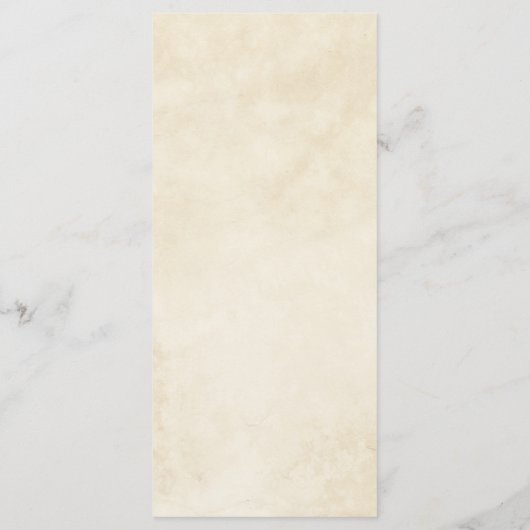 Menu Terracotta Automne quitte Boho Mariage de automne (Dos)