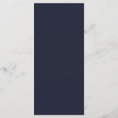 Menu Terracotta Navy Boho Floral (Dos)