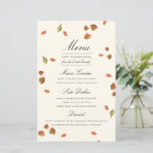 Menu Thanksgiving de l'automne (Debout devant)