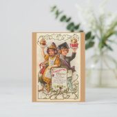 Menu Thanksgiving vintage (Debout devant)