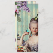 Menu Thé au Petit Trianon (Devant / Derrière)