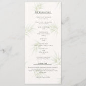Menu The Tropical Imperial Bamboo Garden Wedding  (Dos)