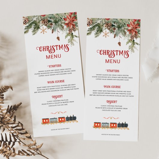 Menu Thème Express polaire