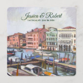 Menu Thème italien - Mariage vénitien (Dos)