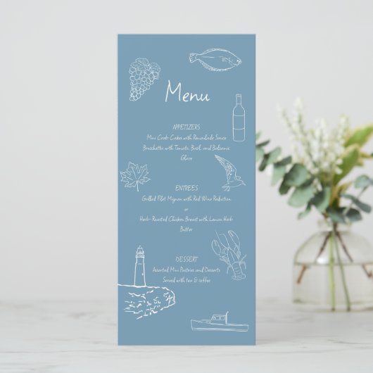 Menu Thème Nouvelle-Écosse (Debout devant)