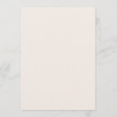 Menu Thème Rococo Élégant Mariage Rose Pâle (Dos)