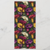 Menu This Calla Lilies flower theme wedding product con (Dos)