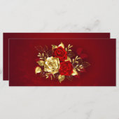 Menu Three Jewelry Roses (Devant / Derrière)