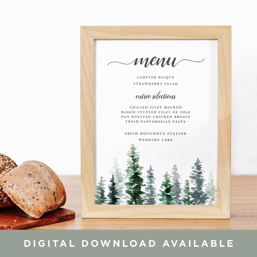 Menu Timer Grove Poster