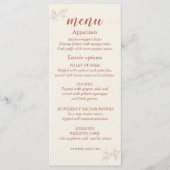 Menu Timless Flower Wedding (Voorkant)