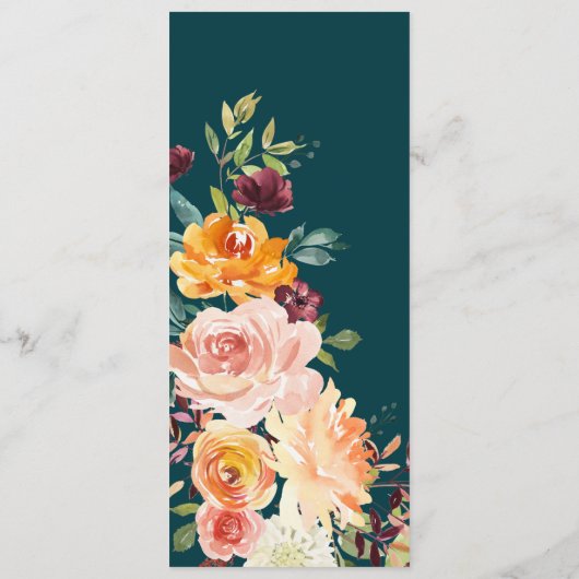 Menu Tomber amoureux (Dos)