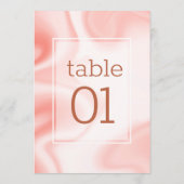 Menu Tourbillons rose-or & marbre blanc doux (Dos)