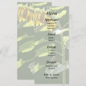 Menu Tournesol et Épervier (Devant / Derrière)