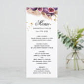 Menu Trendy Beauty Figs Violets & Pampas (Debout devant)