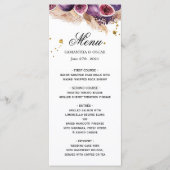 Menu Trendy Beauty Figs Violets & Pampas (Devant)