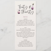 Menu Trente et trente ans (Devant)