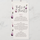 Menu Trente et trente ans (Devant / Derrière)