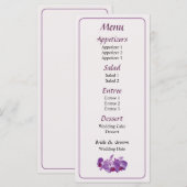 Menu Triple Orchidée (Devant / Derrière)