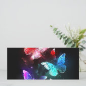 Menu Trois papillons brillants sur l'arrière - plan de (Debout devant)