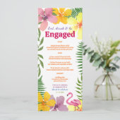 Menu Tropical Fête de Fiançailles Luau (Debout devant)