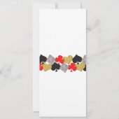 Menu Trouwreceptie Las Vegas Casino Kaart (Achterkant)