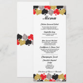 Menu Trouwreceptie Las Vegas Casino Kaart (Voorkant / Achterkant)